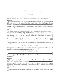 Why Is a Linear Polynomial in [X] Always Irreducible?