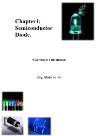 Chapter1: Semiconductor Diode