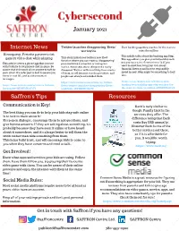 Cybersecond January 2021