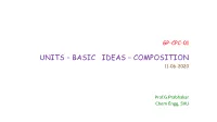 Gp-Cpc-01 Units – Composition – Basic Ideas