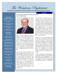 Spring 2014 Message from Our President—Building a Cathedral James P