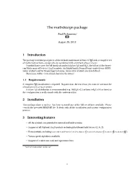 The Mathdesign Package