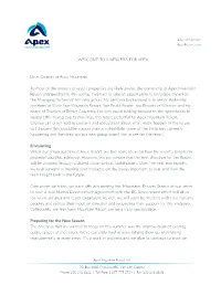 WELCOME to a NEW ERA for APEX Dear Owners at Apex