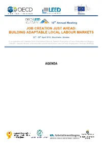 Job Creation Just Ahead: Building Adaptable Local Labour Markets