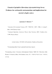 Trace Element Fractionation in Alkaline OIB