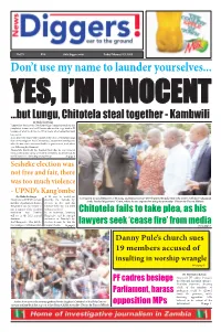 Don't Use My Name to Launder Yourselves