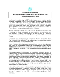 EEPC India 1 Inauguration of INDEE 2008 Welcome Address By