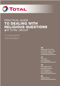 Practical Guide to Dealing with Religious Questions Within the Total Group