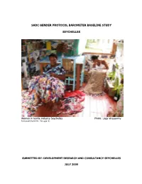 Sadc Gender Protocol Barometer Baseline Study