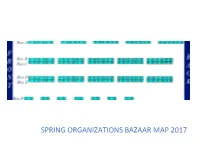 Spring Organizations Bazaar Map 2017