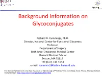 Glycoconjugates