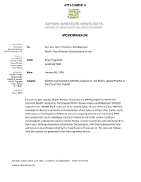 Attachment E: Markey Analysis