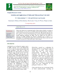 Isolation and Application of Chitin and Chitosan from Crab Shell