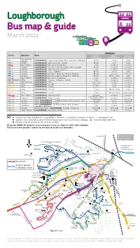 Loughborough Bus Map and Guide
