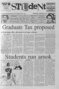 • Principals Off Er Alternative to Loans Scheme