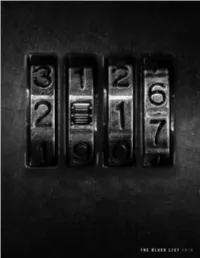 2016 and Will Not Have Begun Principal Photography During This Calendar Year