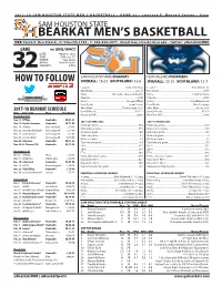 Bearkat Men's Basketball