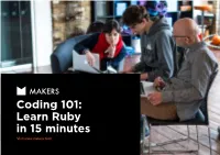 Coding 101: Learn Ruby in 15 Minutes Visit