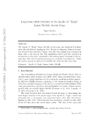 Long-Term Orbit Stability of the Apollo 11 “Eagle” Lunar Module Ascent Stage
