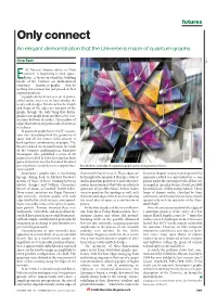 Only Connect an Elegant Demonstration That the Universe Is Made of Quantum Graphs