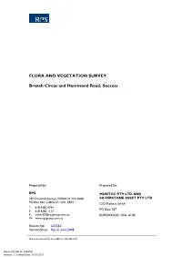 Branch Circus Flora and Fauna Survey PDF Document