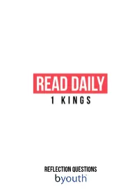 Read Daily Handbook (1 Kings)