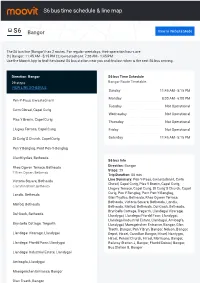 S6 Bus Time Schedule & Line Route