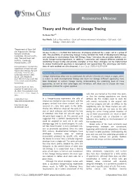Theory and Practice of Lineage Tracing