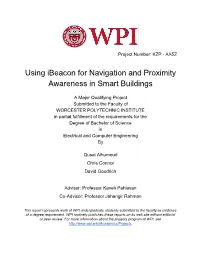 Using Ibeacon for Navigation and Proximity Awareness in Smart Buildings