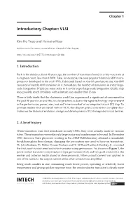 Introductory Chapter: VLSI Introductory Chapter: VLSI