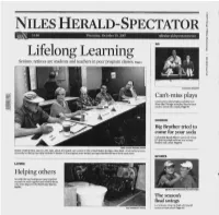 Lifelong Learning GO Seniors, Retirees Are Students and Teachers in Peer Program Classes.Page 4