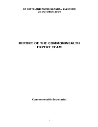 Report of the Commonwealth Expert Team