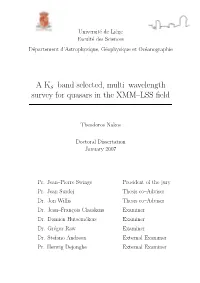 A Ks–Band Selected, Multi–Wavelength Survey for Quasars In
