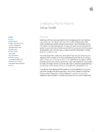 Deploying Ipad to Patients Setup Guide