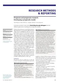 Research Methods & Reporting