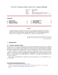 Greatest Common Divisor and Least Common Multiple