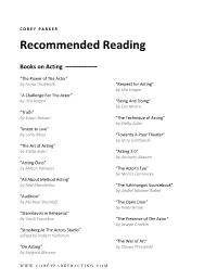 Recommended Reading