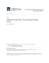 Responding to Rogue States Michael P