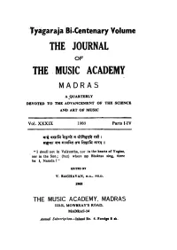 The Music Academy, Madras 115-E, Mowbray’S Road