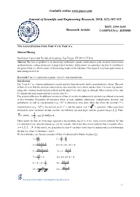The Generalization from Four 4'S to Four