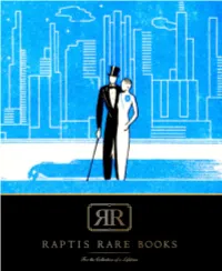 View Our Extensive Collection, and Allow Us to Assist You in Building Your Own Private Collection of Fine and Rare Books