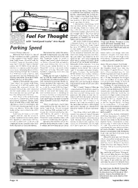 Parking Speed Its Own Mighty Sound and Sights Dis- Spring Morning in 1988