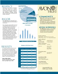 Respect Rigor Results Performance Record