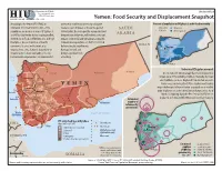 Yemen: Food Security and Displacement Snapshot
