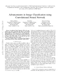 Advancements in Image Classification Using Convolutional Neural Network
