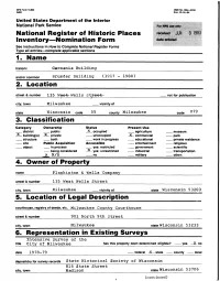 Classification Owner of Property
