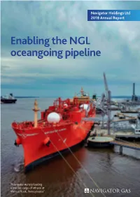 Enabling the NGL Oceangoing Pipeline