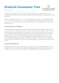 Evenlode Investment View January 2020