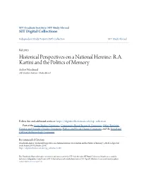 RA Kartini and the Politics of Memory