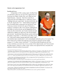 Murder on the Appalachian Trail Paul David Crews In